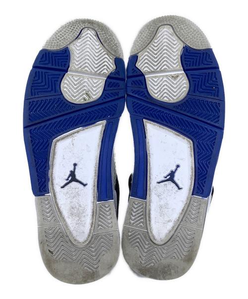 NIKE（ナイキ）NIKE (ナイキ) AIR JORDAN4 ホワイト×ブルー サイズ:26.5の古着・服飾アイテム
