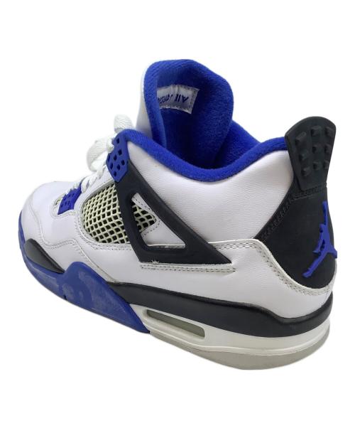 NIKE（ナイキ）NIKE (ナイキ) AIR JORDAN4 ホワイト×ブルー サイズ:26.5の古着・服飾アイテム