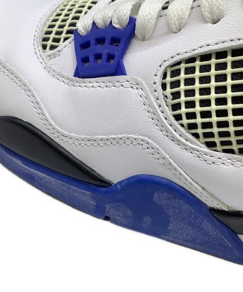 NIKE（ナイキ）NIKE (ナイキ) AIR JORDAN4 ホワイト×ブルー サイズ:26.5の古着・服飾アイテム