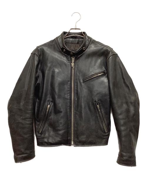 HARLEY-DAVIDSON（ハーレーダビッドソン）HARLEY-DAVIDSON (ハーレーダビッドソン) レザージャケット ブラック サイズ:Mの古着・服飾アイテム