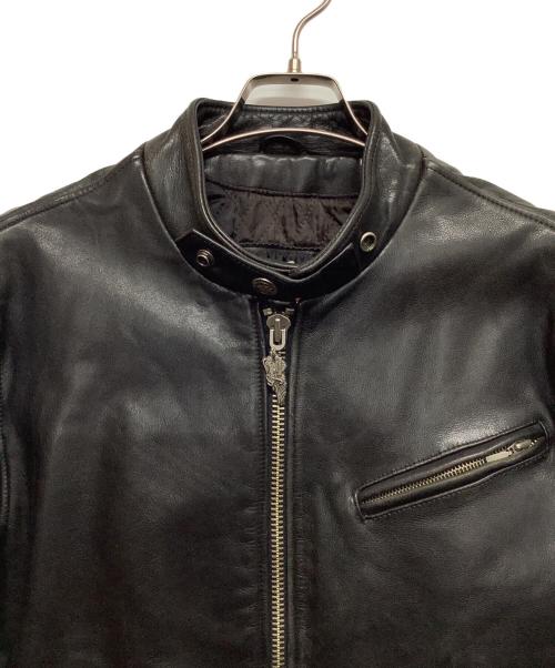 HARLEY-DAVIDSON（ハーレーダビッドソン）HARLEY-DAVIDSON (ハーレーダビッドソン) レザージャケット ブラック サイズ:Mの古着・服飾アイテム