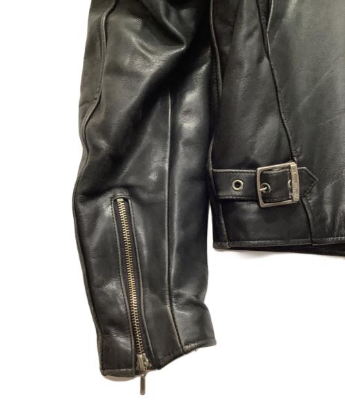 HARLEY-DAVIDSON（ハーレーダビッドソン）HARLEY-DAVIDSON (ハーレーダビッドソン) レザージャケット ブラック サイズ:Mの古着・服飾アイテム