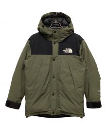 THE NORTH FACE（ザ ノース フェイス）の古着「マウンテンダウンジャケット」｜グリーン×ブラック