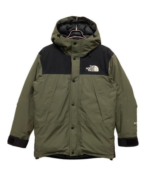 THE NORTH FACE（ザ ノース フェイス）THE NORTH FACE (ザ ノース フェイス) マウンテンダウンジャケット グリーン×ブラック サイズ:Sの古着・服飾アイテム