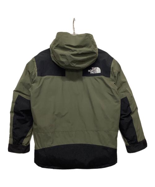 THE NORTH FACE（ザ ノース フェイス）THE NORTH FACE (ザ ノース フェイス) マウンテンダウンジャケット グリーン×ブラック サイズ:Sの古着・服飾アイテム