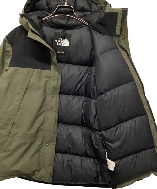 THE NORTH FACE（ザ ノース フェイス）THE NORTH FACE (ザ ノース フェイス) マウンテンダウンジャケット グリーン×ブラック サイズ:Sの古着・服飾アイテム