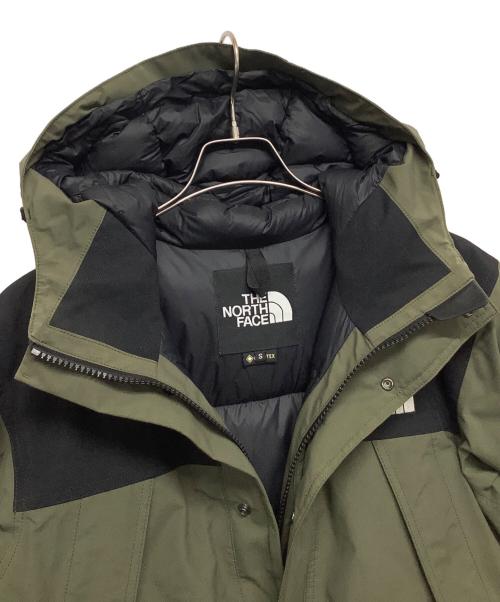 THE NORTH FACE（ザ ノース フェイス）THE NORTH FACE (ザ ノース フェイス) マウンテンダウンジャケット グリーン×ブラック サイズ:Sの古着・服飾アイテム
