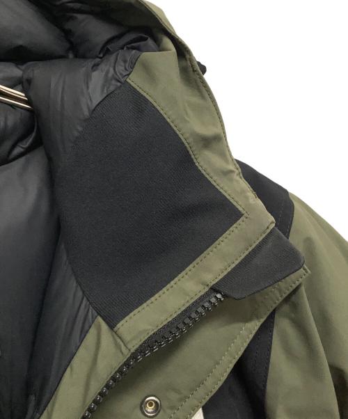 THE NORTH FACE（ザ ノース フェイス）THE NORTH FACE (ザ ノース フェイス) マウンテンダウンジャケット グリーン×ブラック サイズ:Sの古着・服飾アイテム