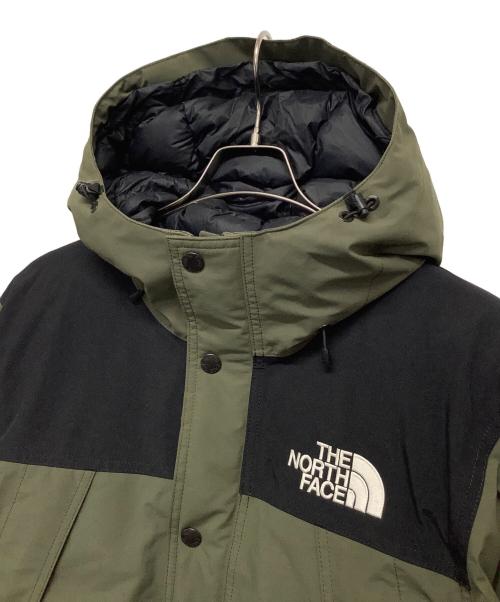 THE NORTH FACE（ザ ノース フェイス）THE NORTH FACE (ザ ノース フェイス) マウンテンダウンジャケット グリーン×ブラック サイズ:Sの古着・服飾アイテム