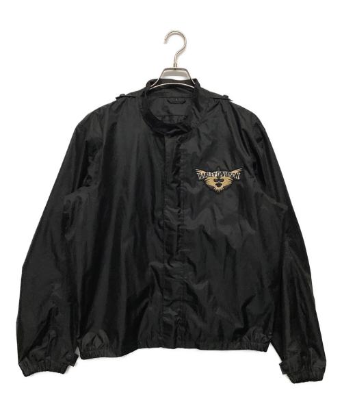 HARLEY-DAVIDSON（ハーレーダビッドソン）HARLEY-DAVIDSON (ハーレーダビッドソン) ライダースジャケット ブラック サイズ:Lの古着・服飾アイテム