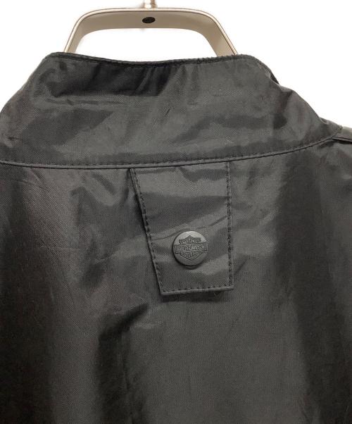 HARLEY-DAVIDSON（ハーレーダビッドソン）HARLEY-DAVIDSON (ハーレーダビッドソン) ライダースジャケット ブラック サイズ:Lの古着・服飾アイテム