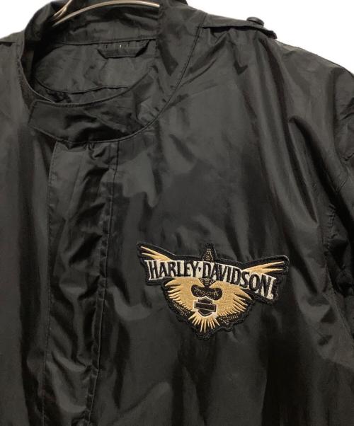 HARLEY-DAVIDSON（ハーレーダビッドソン）HARLEY-DAVIDSON (ハーレーダビッドソン) ライダースジャケット ブラック サイズ:Lの古着・服飾アイテム