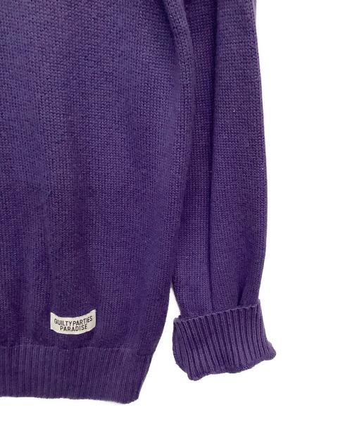 WACKO MARIA（ワコマリア）WACKO MARIA (ワコマリア) 厚手ニット パープル サイズ:XLの古着・服飾アイテム