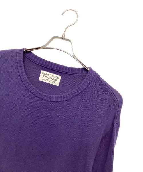 WACKO MARIA（ワコマリア）WACKO MARIA (ワコマリア) 厚手ニット パープル サイズ:XLの古着・服飾アイテム
