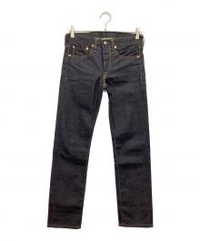 RRL（ダブルアールエル）の古着「スリムナローセルビッチデニムパンツ」｜インディゴ