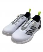 NEW BALANCEニューバランス）の古着「ゴルフシューズ」｜ホワイト×ブラック