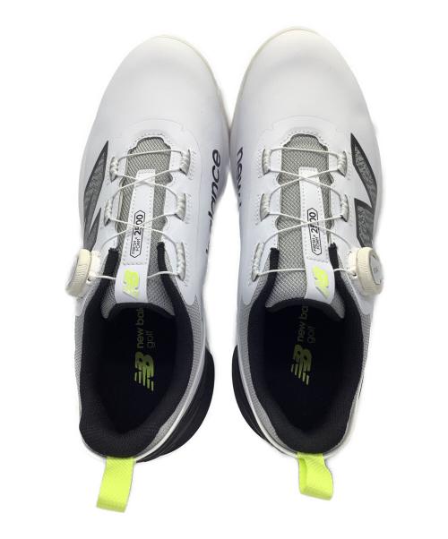 NEW BALANCE（ニューバランス）NEW BALANCE (ニューバランス) ゴルフシューズ ホワイト×ブラック サイズ:26cmの古着・服飾アイテム