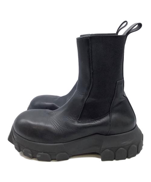 RICK OWENS（リックオウエンス）RICK OWENS (リックオウエンス) サイドゴアブーツ ブラック サイズ:43の古着・服飾アイテム