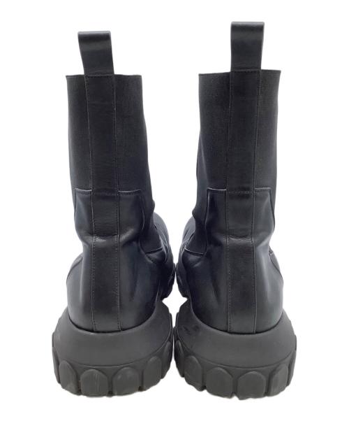 RICK OWENS（リックオウエンス）RICK OWENS (リックオウエンス) サイドゴアブーツ ブラック サイズ:43の古着・服飾アイテム