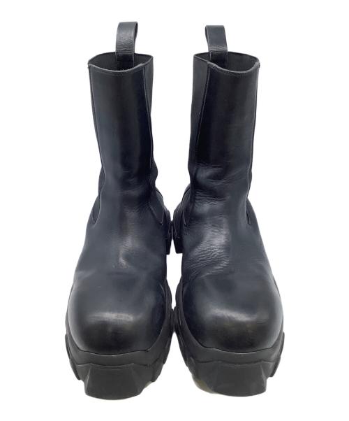 RICK OWENS（リックオウエンス）RICK OWENS (リックオウエンス) サイドゴアブーツ ブラック サイズ:43の古着・服飾アイテム