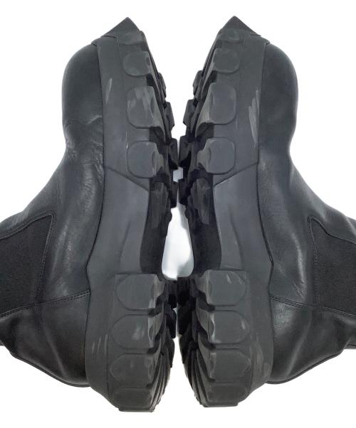 RICK OWENS（リックオウエンス）RICK OWENS (リックオウエンス) サイドゴアブーツ ブラック サイズ:43の古着・服飾アイテム