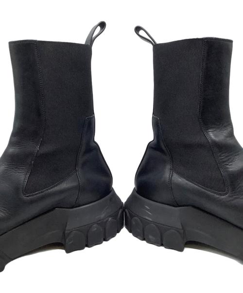 RICK OWENS（リックオウエンス）RICK OWENS (リックオウエンス) サイドゴアブーツ ブラック サイズ:43の古着・服飾アイテム