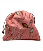 LOEWEロエベ）の古着「ドローストリングポーチ」｜ピンク