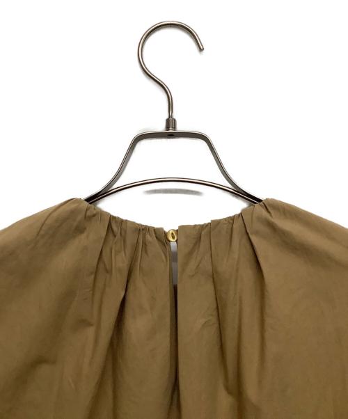 DRAWER（ドゥロワー）DRAWER (ドゥロワー) ノースリーブワンピース ブラウン サイズ:38の古着・服飾アイテム