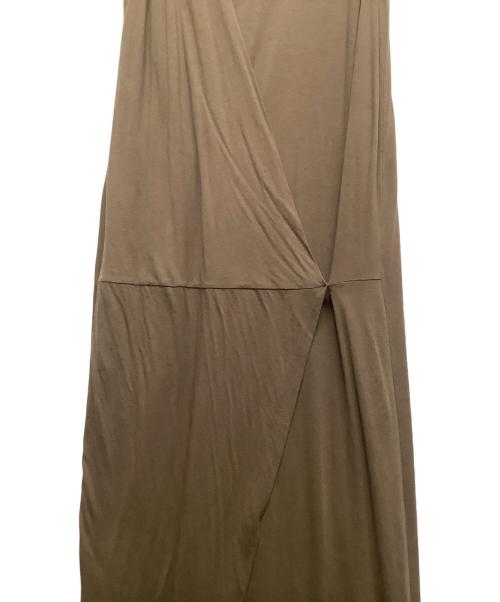 BRUNELLO CUCINELLI（ブルネロクチネリ）BRUNELLO CUCINELLI (ブルネロクチネリ) ノースリーブ・キャミソールワンピース ブラウン サイズ:Mの古着・服飾アイテム