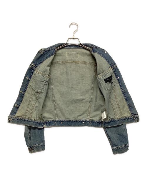 GUCCI（グッチ）GUCCI (グッチ) デニムジャケット インディゴ サイズ:Lの古着・服飾アイテム
