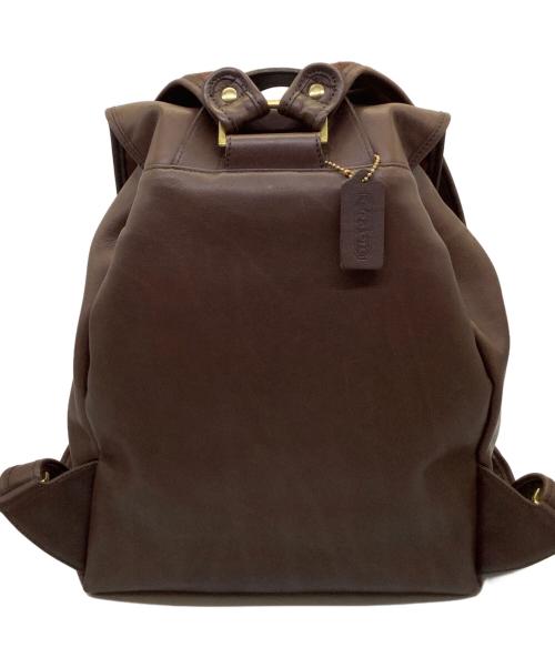 COACH（コーチ）COACH (コーチ) レザーバックパック ブラウンの古着・服飾アイテム