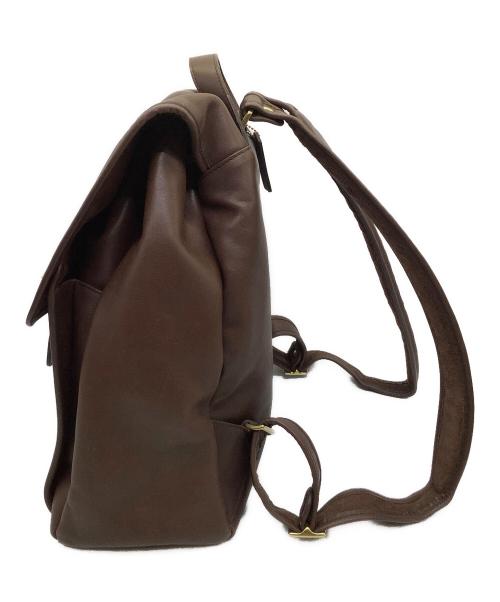 COACH（コーチ）COACH (コーチ) レザーバックパック ブラウンの古着・服飾アイテム