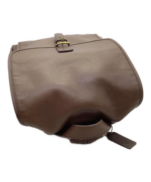 COACH（コーチ）COACH (コーチ) レザーバックパック ブラウンの古着・服飾アイテム