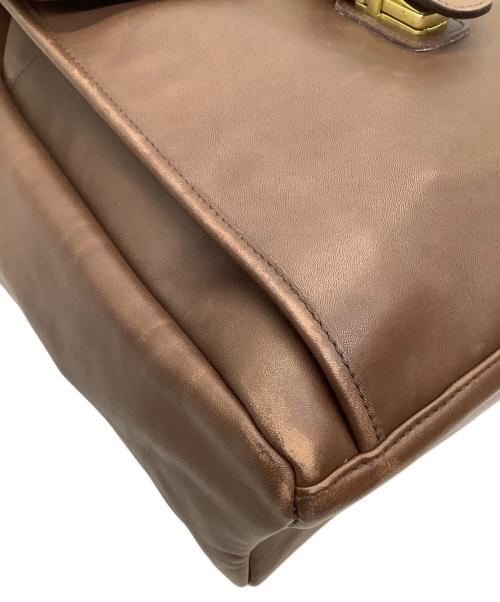 COACH（コーチ）COACH (コーチ) レザーバックパック ブラウンの古着・服飾アイテム