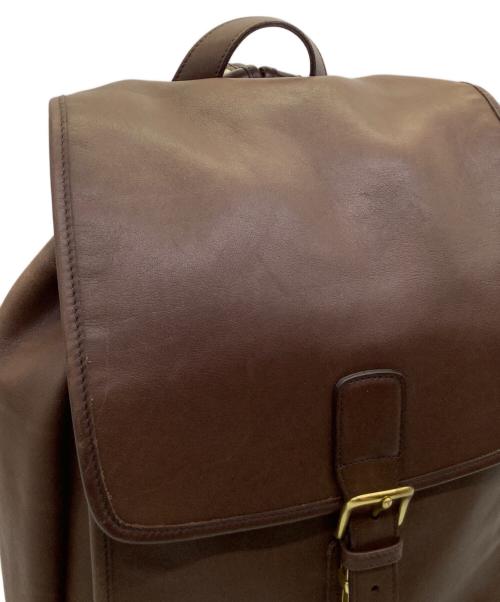 COACH（コーチ）COACH (コーチ) レザーバックパック ブラウンの古着・服飾アイテム