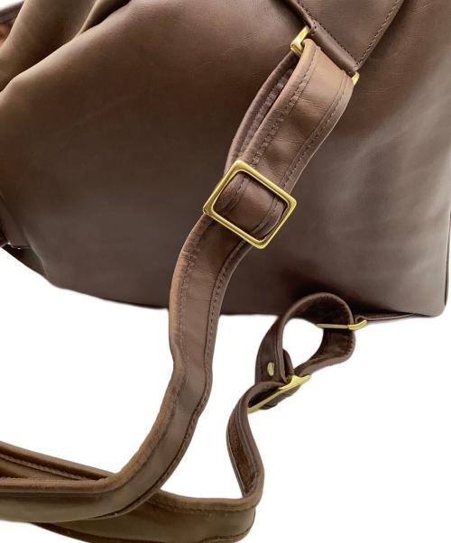 COACH（コーチ）COACH (コーチ) レザーバックパック ブラウンの古着・服飾アイテム