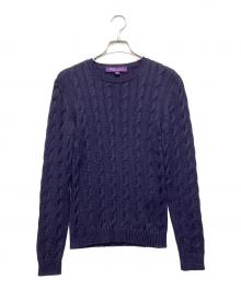 RALPH LAUREN（ラルフローレン）の古着「厚手ニット」｜ネイビー