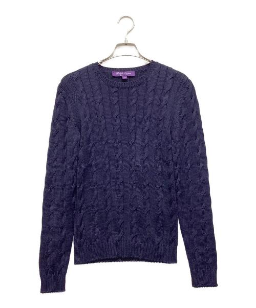 RALPH LAUREN（ラルフローレン）RALPH LAUREN (ラルフローレン) 厚手ニット ネイビー サイズ:Ｓの古着・服飾アイテム