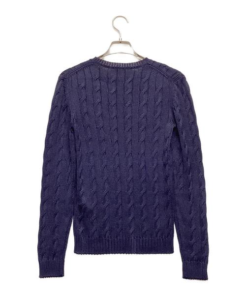 RALPH LAUREN（ラルフローレン）RALPH LAUREN (ラルフローレン) 厚手ニット ネイビー サイズ:Ｓの古着・服飾アイテム