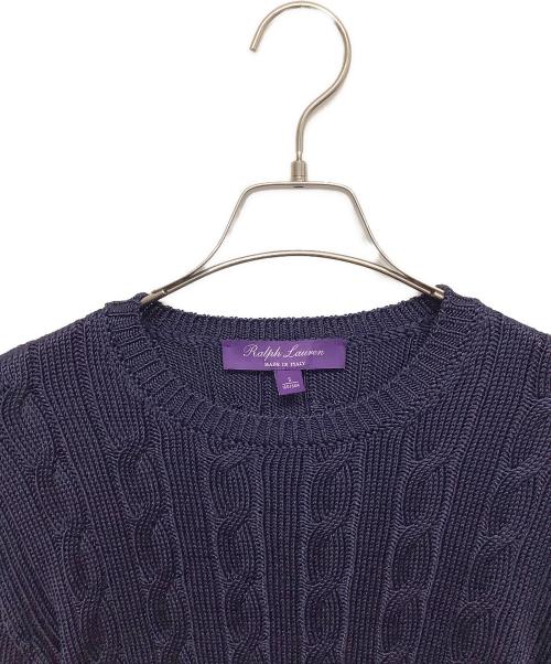 RALPH LAUREN（ラルフローレン）RALPH LAUREN (ラルフローレン) 厚手ニット ネイビー サイズ:Ｓの古着・服飾アイテム