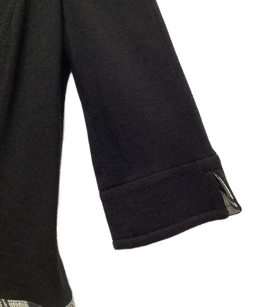 BURBERRY BLUE LABEL（バーバリー ブルー レーベル）BURBERRY BLUE LABEL (バーバリー ブルー レーベル) 半袖ワンピース ブラック×グリーン サイズ:38の古着・服飾アイテム