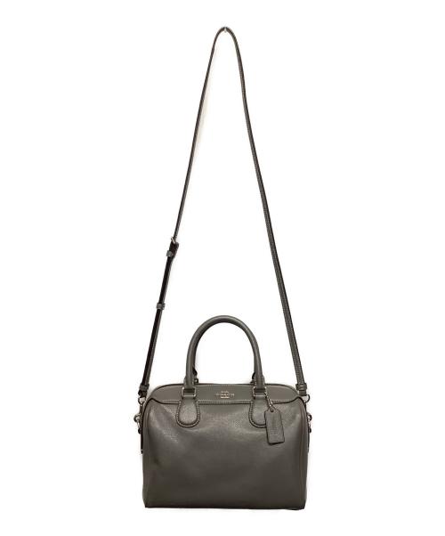 COACH（コーチ）COACH (コーチ) 2WAYショルダーバッグ グレーの古着・服飾アイテム