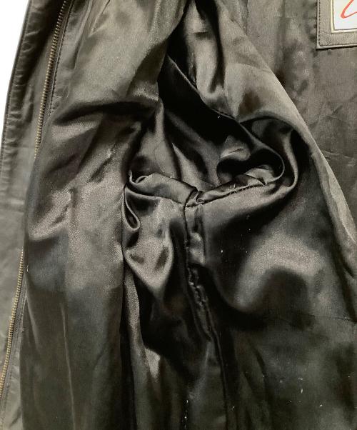 XCELLED（エクセルド）XCELLED (エクセルド) レザージャケット ブラック サイズ:Lの古着・服飾アイテム