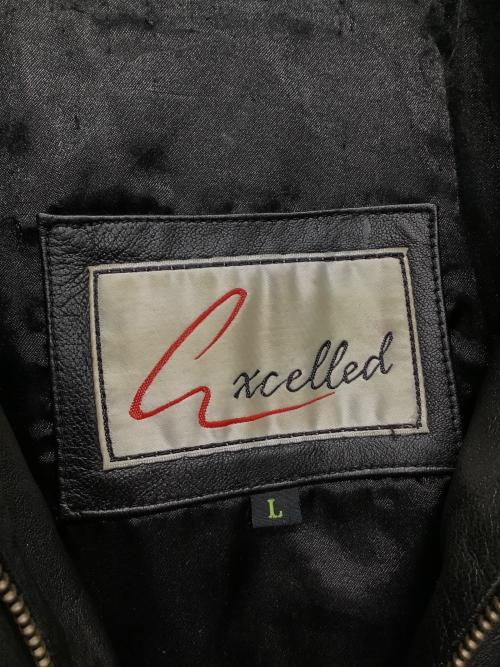 XCELLED（エクセルド）XCELLED (エクセルド) レザージャケット ブラック サイズ:Lの古着・服飾アイテム