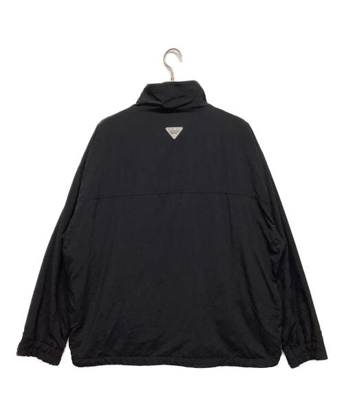 Columbia（コロンビア）Columbia (コロンビア) スタンドカラーナイロンジャケット ブラック サイズ:XLの古着・服飾アイテム