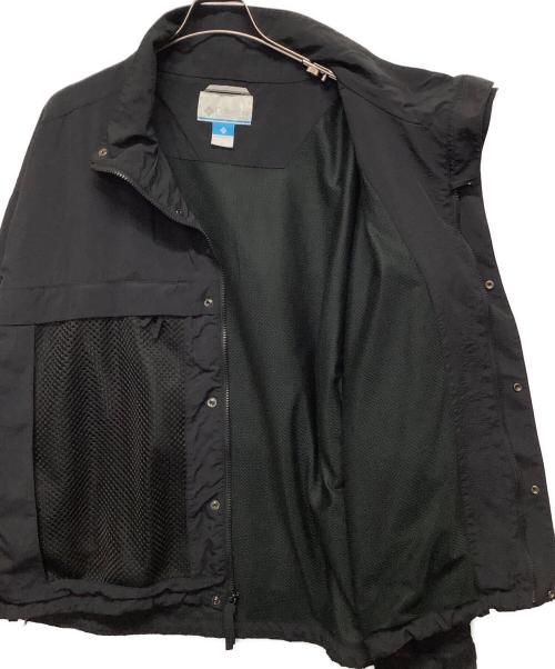 Columbia（コロンビア）Columbia (コロンビア) スタンドカラーナイロンジャケット ブラック サイズ:XLの古着・服飾アイテム
