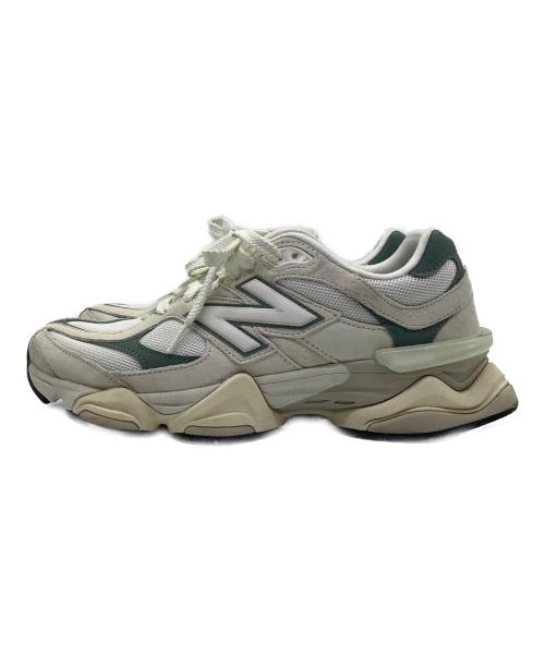 NEW BALANCE（ニューバランス）NEW BALANCE (ニューバランス) スニーカー　NEW BALANCE ライトグレー×グリーン サイズ:26cmの古着・服飾アイテム