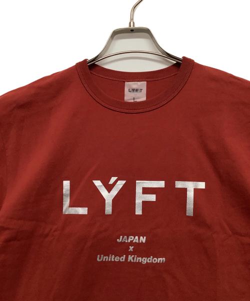 Lyft（リフト）Lyft (リフト) 半袖カットソー レッド サイズ:Lの古着・服飾アイテム