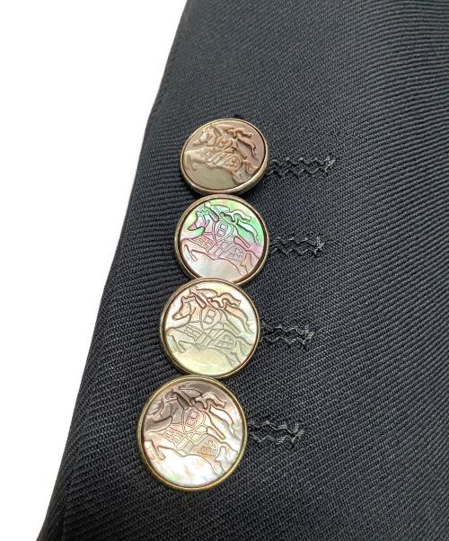 Burberry's（バーバリー）Burberry's (バーバリー) シェルボタンテーラードジャケット ネイビー サイズ:92−80−170 A5の古着・服飾アイテム