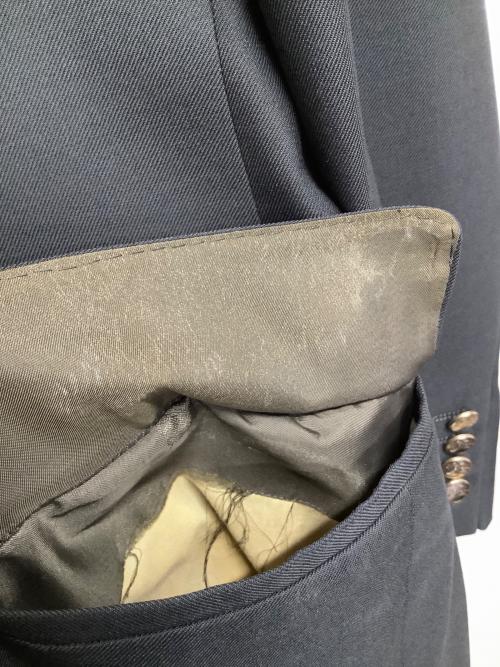 Burberry's（バーバリー）Burberry's (バーバリー) シェルボタンテーラードジャケット ネイビー サイズ:92−80−170 A5の古着・服飾アイテム